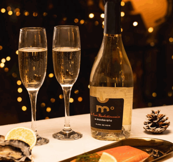 Moderato cuvée "Révolutionnaire" vin blanc pétillant sans alcool