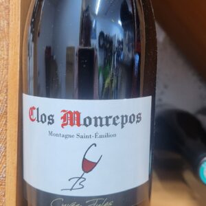 Cuvée Jules 2022 Clos Monrepos AOC Montagne Saint-Emilion 75cl