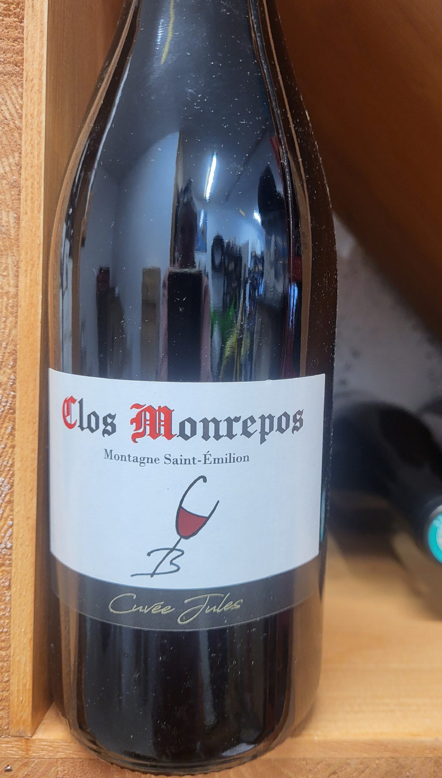 Cuvée Jules 2022 Clos Monrepos AOC Montagne Saint-Emilion 75cl