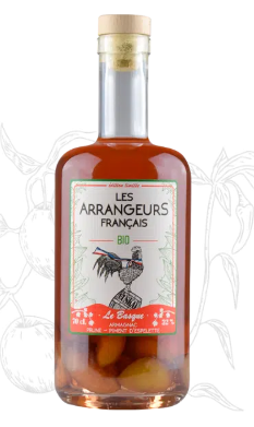 Armagnac arrangé "Le Basque" Prune- Piment d'Espelette Les arrangeurs français - 70cl 32°