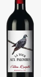 Cuvée Tour aux Palombes rouge 2018 Château Rouquette AOC Bordeaux 75cl