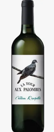 Cuvée Tour aux Palombes blanc sec 2021 Château Rouquette AOC Bordeaux 75cl