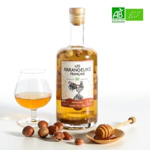 Armagnac arrangé miel et noisette Les arrangeurs français - 70cl 32°